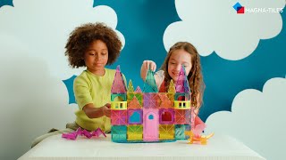 MAGNATILES Castle DLX 48Piece Set [upl. by Ssitnerp755]