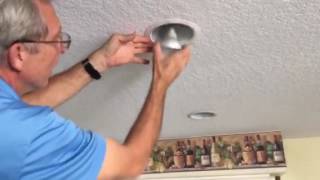 How to Upgrade Existing Recessed Can Light to LED [upl. by Byrd]