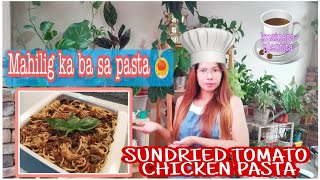 SUNDRIED TOMATO PASTA WITH CHICKEN SUNDRIED TOMATO CHICKEN PASTA  SUN DRIED TOMATO BASIL PASTA [upl. by Aerbas]