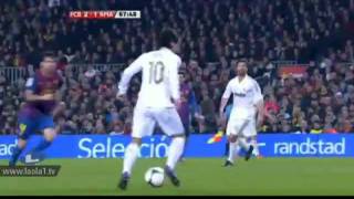 FC Barcelona 21 Real Madrid Cristiano Ronaldo GOAL 25012012 [upl. by Ettereve]