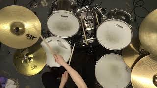 Horseshoes And Hand Grenades drum cover by 14 year old Green Day [upl. by Nuahc785]