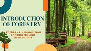 FORESTRY  Lec 1 INTRODUCTION TO Forestry  Go Agro [upl. by Haeckel]