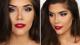 DRUGSTORE PROM MAKEUP TUTORIAL  Katerina Williams [upl. by Behre]