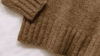 Preparing 2x2 rib for Italian Tubular Bind Off in 1x1 rib  Knitting Tutorial [upl. by Barclay]