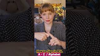 Learn British Sign Language  BSL Alphabet AZ Guide [upl. by Eenwat59]