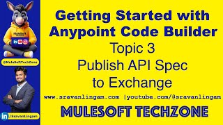 How to Publish API Spec to Exchange from Anypoint Code Builder ACB sravanlingam mule4 mulesoft [upl. by Kenleigh965]