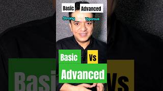 Basic Vs Advanced English Learn English Vocabulary Words englishvocabulary learnenglish shorts [upl. by Euqinoj]