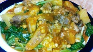 POCHERO  Philippines Style Recipes pork pochero in filipino style [upl. by Yreved]