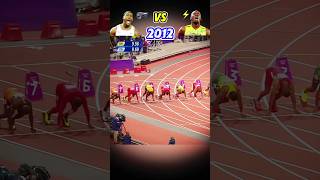 USAIN BOLT vs JUSTIN GATLIN😱⚡usainbolt justingatlin sprinter sprinting 100k 100 usa fastest [upl. by Orvie]