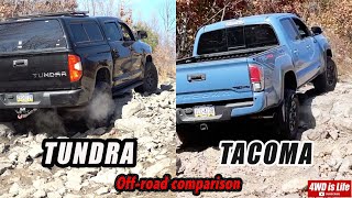 TOYOTA Tundra vs TOYOTA Tacoma  ATRAC vs Rear Locker [upl. by Ynohtnacram106]