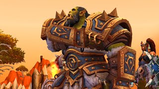 Orc Heritage Armor Cutscene 4K  World of Warcraft Dragonflight Patch 1007 [upl. by Allveta977]