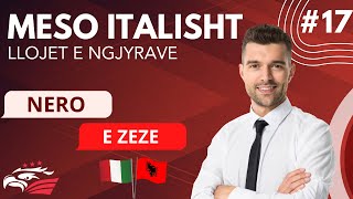 Meso Italisht  Mesimi 17 Llojet e Ngjyrave Niveli A1 Fillestar [upl. by Nasus]