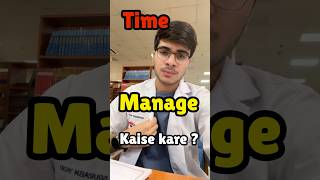 Time manage karne ke liye ye 3 tips🤫🩺 neet mbbs neet2025 motivation neetaspirant [upl. by Hniv]