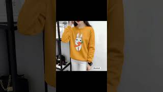 Sweatshirts For Girls 🔥 For Order WhatsApp ➡️ 9079671891 womenswear sweatshirt women [upl. by Lorac426]