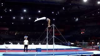 TRABELSI Mohamed Aziz TUN  2019 Artistic Worlds Stuttgart GER  Qualifications Horizontal Bar [upl. by Yulma694]