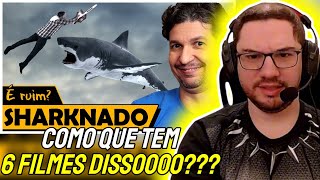 SHARKNADO  Os Piores Filmes do Mundo  Super Oito  WOLFXP90 REACT [upl. by Enomes]