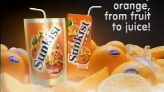 Sunkist Orange Juice 15s  Philippines 2002 [upl. by Anaidiriv737]