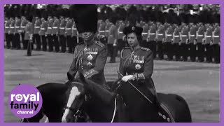 On This Day 2 June 1962  The Queen Celebrates Her Official Birthday with Trooping the Colour [upl. by Ainwat]