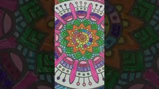 Mandala art coloring [upl. by Ateuqal792]