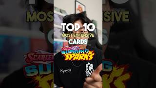 Surging Sparks is a CRAZY SET Here are the TOP 10 MOST EXPENSIVE CARDS FROM SURGING SPARKS [upl. by Tilagram]