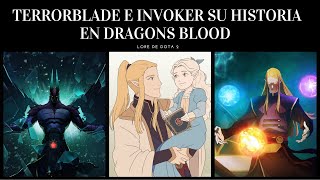 Terrorblade e Invoker su historia en Dragons Blood  Lore de Dota 2 CON SPOILER [upl. by Feetal]