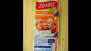 Zimbo Pikante Zwiebelmettwurst getestet von WieEsWohlSchmeckt Deutsch [upl. by Eadas520]