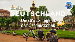 Fahrradreise mit Ebike und Hund 47 6 Monate Europa  Deutschland Elbe Dresden Leipzig Halle [upl. by Madonna]