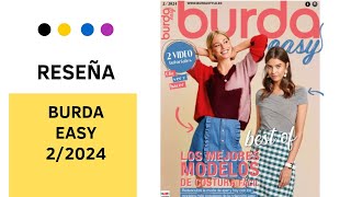 RESEÑA BURDA EASY 2 2024 [upl. by Saied]