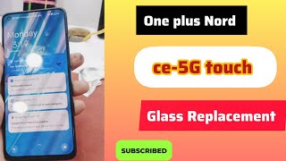 One plus Nord ce5G touch glass replacement  one plus Nord ce5G broken glass replacement short [upl. by Adnamra]