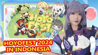 VLOG HOYOFEST 2024 INDONESIA AKU COSPLAY JADI KEQING [upl. by Levinson231]