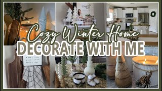 ❄️ COZY WINTER DECORATE WITH ME│TONS OF WINTER DECORATING IDEAS amp INSPIRATION FOR YOUR HOME FOR 2024 [upl. by Haduj147]