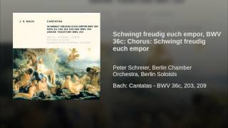 Schwingt freudig euch empor BWV 36c Chorus Schwingt freudig euch empor [upl. by Jacquette]