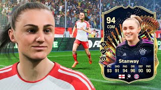 94 TOTS Stanway is so hilariously BROKEN 😂 FC 24 Player Review [upl. by Ymas543]