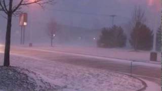 EXTREME Lake Effect Snow Blizzard in Michigan [upl. by Aisatsana]