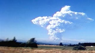 Footage of the 1980 Mount St Helens Eruption [upl. by Shirlee]