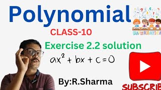 CHAPTER 2 Polynomial Exercises You Wont Want to Miss [upl. by Nayk]