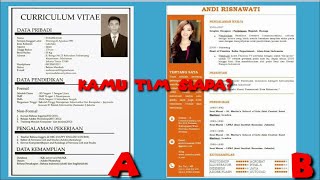 Beda Curriculum Vitae Resume atau Cover Letter apa [upl. by Nosnirb]