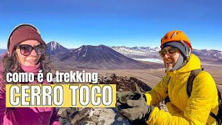 É fácil fazer o trekking do vulcão Cerro Toco no Deserto do Atacama fuigosteitrips [upl. by Ardiekal]