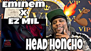 Eminem  Head Honcho feat Ez Mil Official Audio Reaction 🔥🔥💪🏾 [upl. by Anitahs]