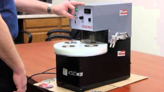 How to Make a Button with the Tecre Electric Button Maker Model 1095 Machine [upl. by Nodnerb612]