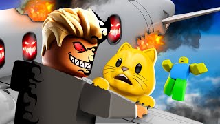 My AIRPLANE Is FILLED WITH MONSTERS Roblox [upl. by Ykcor788]