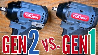 Hyper Tough 12 Volt Brushless 38” Impact Wrench  G2 vs G1 [upl. by Yhtrod]