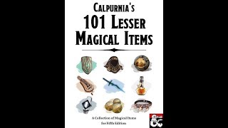 DMs Guild Review  Calpurnias 101 Lesser Magical Items [upl. by Wallace]