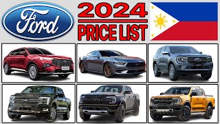 Ford Price List Philippines 2024 [upl. by Nytnerb473]