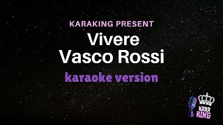 Vasco Rossi  Vivere  Karaoke Version from karaking Karaoke [upl. by Tufts]