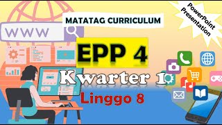 EPP 4 Q1 Week 8 MATATAG PowerPoint Presentation matatagcurriculum matatag grade4 [upl. by Landbert536]