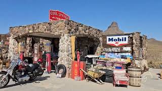 Route 66 Kingman to the Old Mining town of Oatman with its donkeys and a stop off at Wreckers yard [upl. by Oileduab]