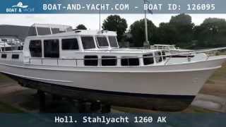 Staaljacht 1260m Steelyacht in Holland [upl. by Airtemed]