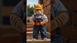 Firefighter Cat to the Rescue catshorts firefightercat catvideos catvideo [upl. by Ulphi444]