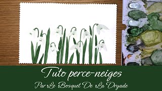 Tuto aquarelle  Perceneiges [upl. by Beutner]